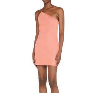 GAUGE81 Beja Asymmetric Neck Bodycon Mini Dress